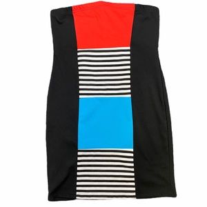 Bodycon dress Last Exit Retro Strapless Plus 3x